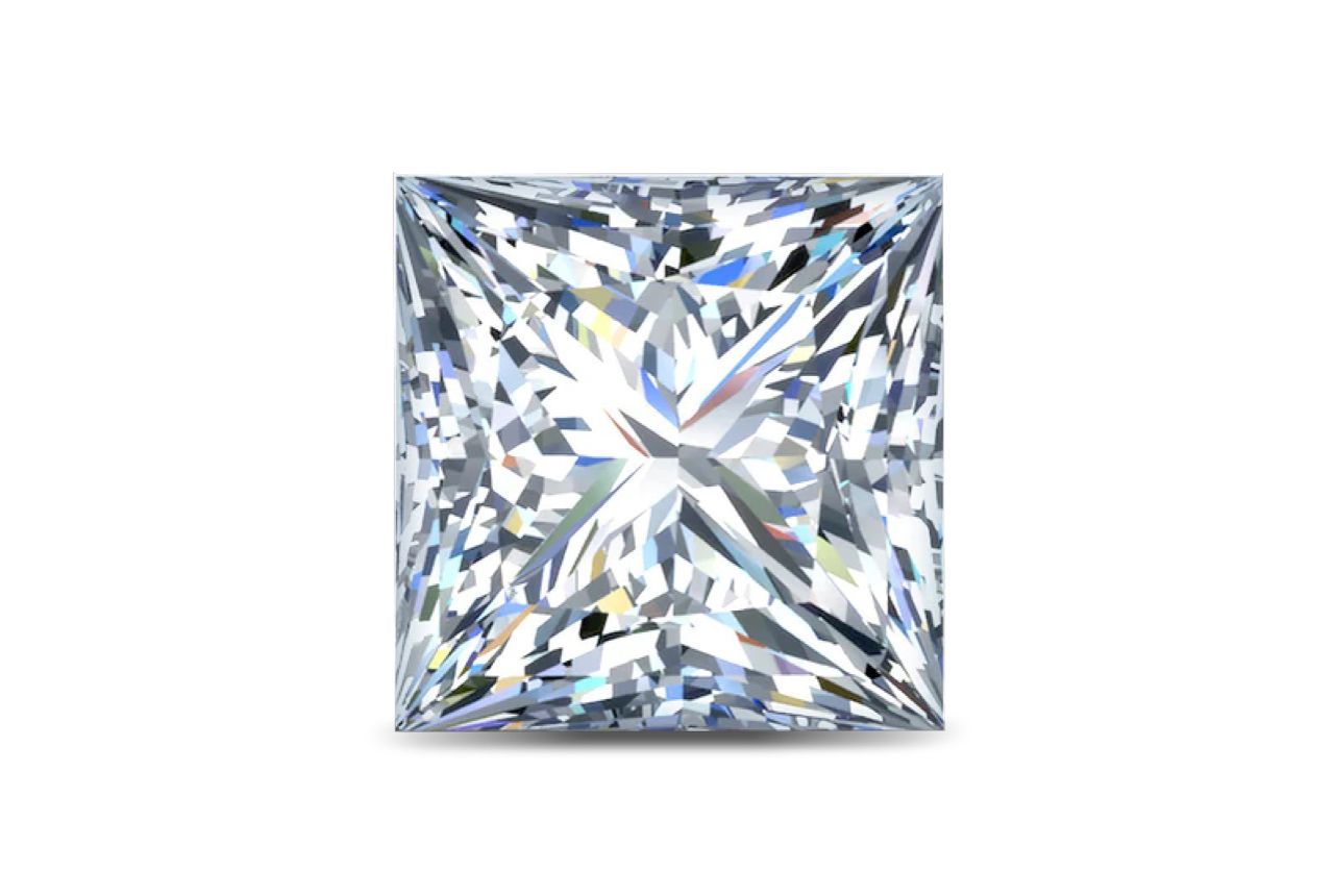 1.34 Carat Princess Lab Diamond