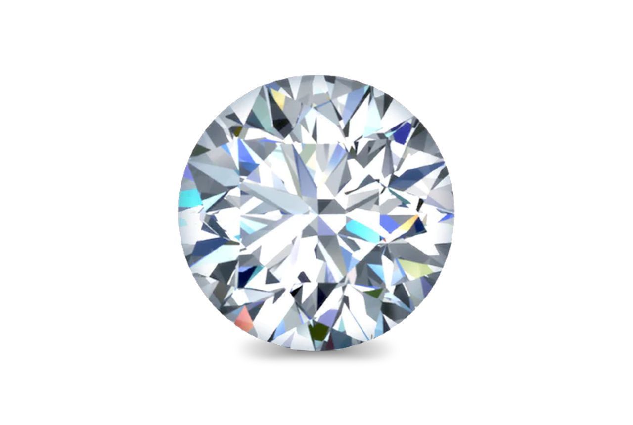 0.58 Carat Round Lab Diamond